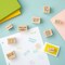 9 Piece Set of Wooden Teacher Stamps for Classroom, Grading (Assorted Sizes)